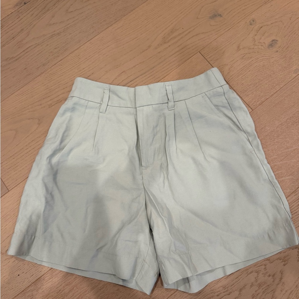 Women's High-Waist Light Mint Shorts